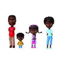 Doc Mcstuffin Doc & Friends Mini Figures Family Pack