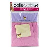 Dollsworld Quilt and Pillow Set