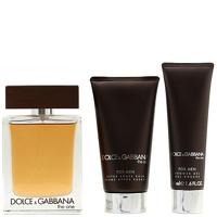 Dolce and Gabbana The One for Men Eau de Toilette Spray 100ml, Aftershave Balm 75ml and Shower Gel 50ml