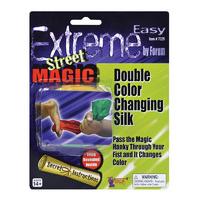 Double Colour Changing Silk Magic Trick