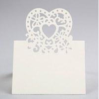 Double Heart Place Card - 10 Pack