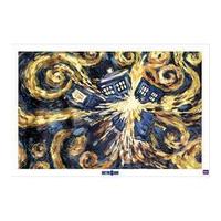 doctor who exploding tardis 24 x 36 inches maxi poster