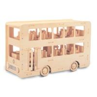 Double Decker Bus Woodcraft Construction Kit