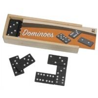 Dominoes Set In A Wooden Box