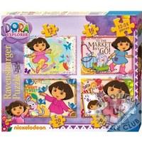 Dora The Explorer 4 in a Box Jigsaw Puzzle