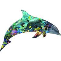 Dolphin 862 Piece Silhouette Jigsaw Puzzle