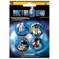 Doctor Who - Badge Set Doctor Who (in 38 Mm)