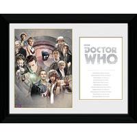 Doctor Who All The Doctors Framed Photograph