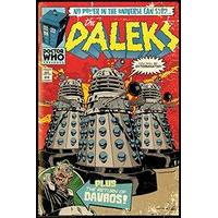 Doctor Who Red Dalek Comic Poster