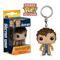 doctor who 10th doctor pocket pop vinyl figure key chain