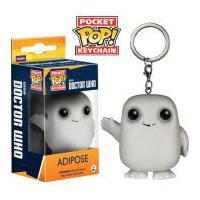 doctor who adipose pocket pop vinyl figure key chain