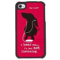 Dog is Good Dog Not Listening iPhone Cases