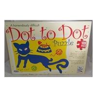 dot to dot jigsaw puzzle fat cat