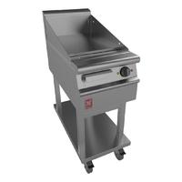 dominator plus 400mm wide smooth griddle on mobile stand e3441