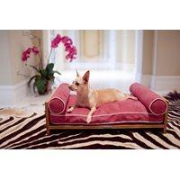 DOG DAY BED in Pink by Pet Lounge Studios