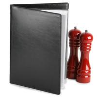 Douglas Menu Cover A4 Black (Set of 12)