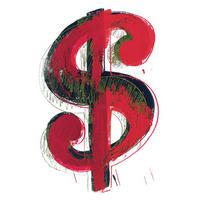 Dollar Sign, 1981 By Andy Warhol