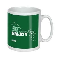 DOWNHILL PLAIN LAZY MUG