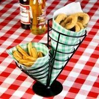 double cone chip basket set of 4