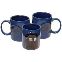 doctor who the tardis 2d ceramic mug blue dr145