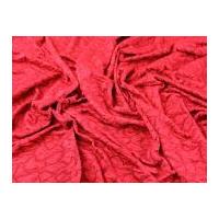 Double Layer Stretch Jersey Knit Dress Fabric Red