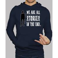 doctor who: we are all stories in the end (boys hoodies and girl)