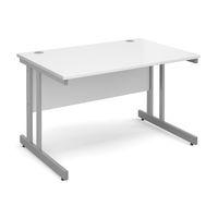 Dove Cantilever Straight Desk 1200mm