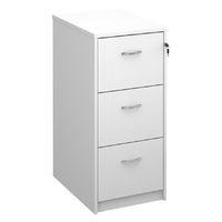 Dove Filing Cabinet 3 Drawer White