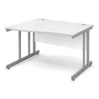 dove cantilever wave desk 1200mm left hand