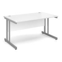 Dove Cantilever Straight Desk 1400mm