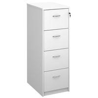 Dove Filing Cabinet 4 Drawer White