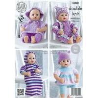 Dolls Clothes in King Cole DK (5000)