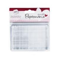 DoCrafts Rectangle Stamping Acrylic Blocks Clear