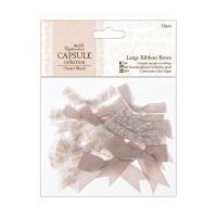 DoCrafts Oyster Blush Large Ribbon Bows