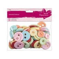 DoCrafts Assorted Craft Buttons Vintage Colours