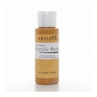 DoCrafts 2oz Acrylic Paint Antique Gold