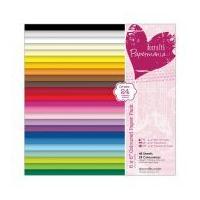 DoCrafts Plain Paper Pack Assorted Colours