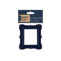 docrafts picture frame denim blue