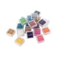 DoCrafts Mini Dye Based Ink Pads Assorted Colours