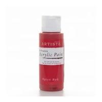 DoCrafts 2oz Acrylic Paint Spice Red