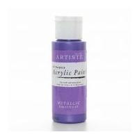 docrafts 2oz metallic acrylic paint amethyst purple