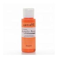 DoCrafts 2oz Acrylic Paint Guava Orange