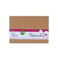 docrafts rectangle recycled kraft blank cards envelopes brown