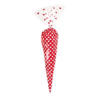 Dotted Heart Cone Cello Bags