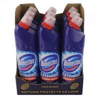 domestos thick bleach 750ml pk9