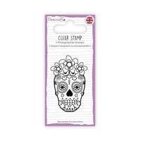 Dovecraft Skull Clear Stamp 5.1 x 7.6 cm