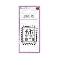 Dovecraft Happy Birthday To You Clear Stamp 5.1 x 7.6 cm