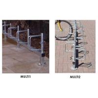 Double Sided Rail Mount Bike Racks per Bike stored - Flanged