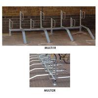 Double Sided Bike Rack Rail Mount, Priced per pair- Flanged