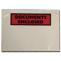 Documents Enclosed Self-Adhesive A7 Document Envelopes 4302001 Pack of